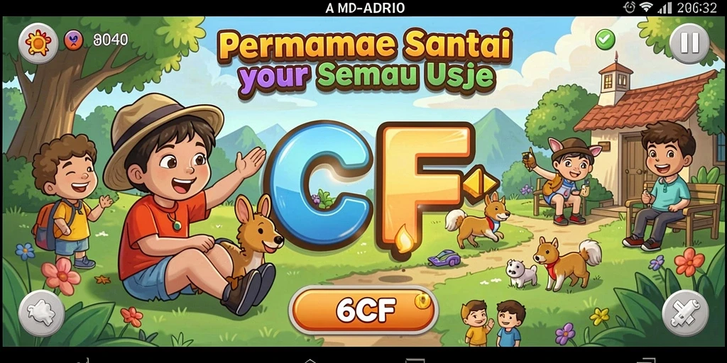 Tampilan gameplay menarik di 6CF dengan tantangan seru.