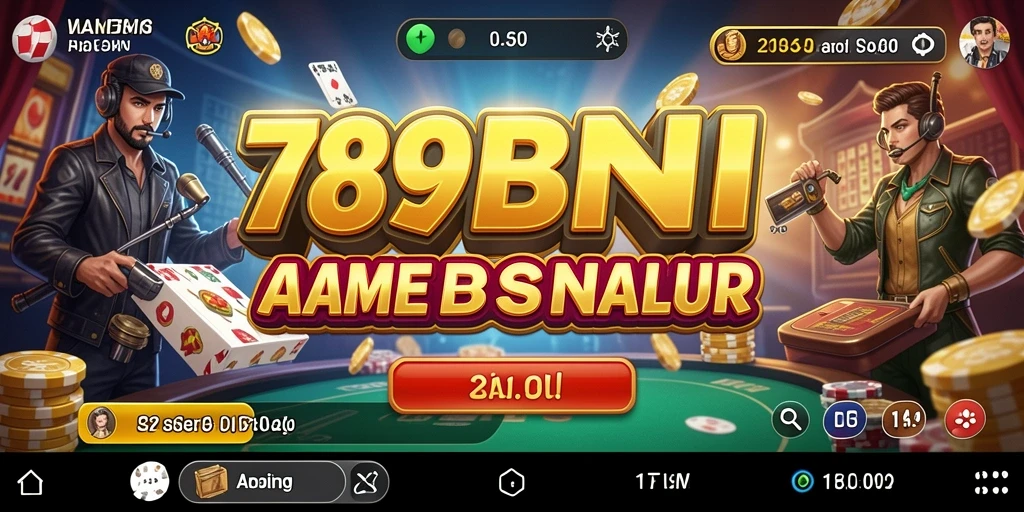 Tampilan gameplay menegangkan di aplikasi 789BNI.
