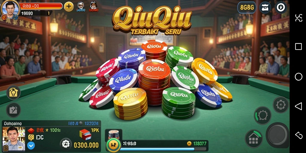 Gambaran gameplay menarik 8G8G dalam permainan QiuQiu.