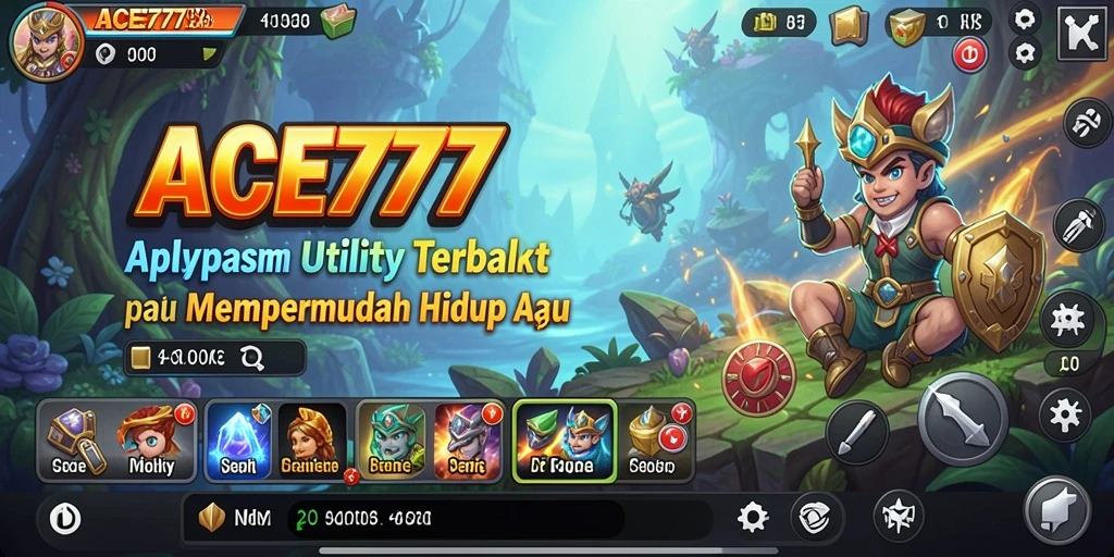 Tampilan antarmuka ACE777 yang ramah pengguna dan fungsional.