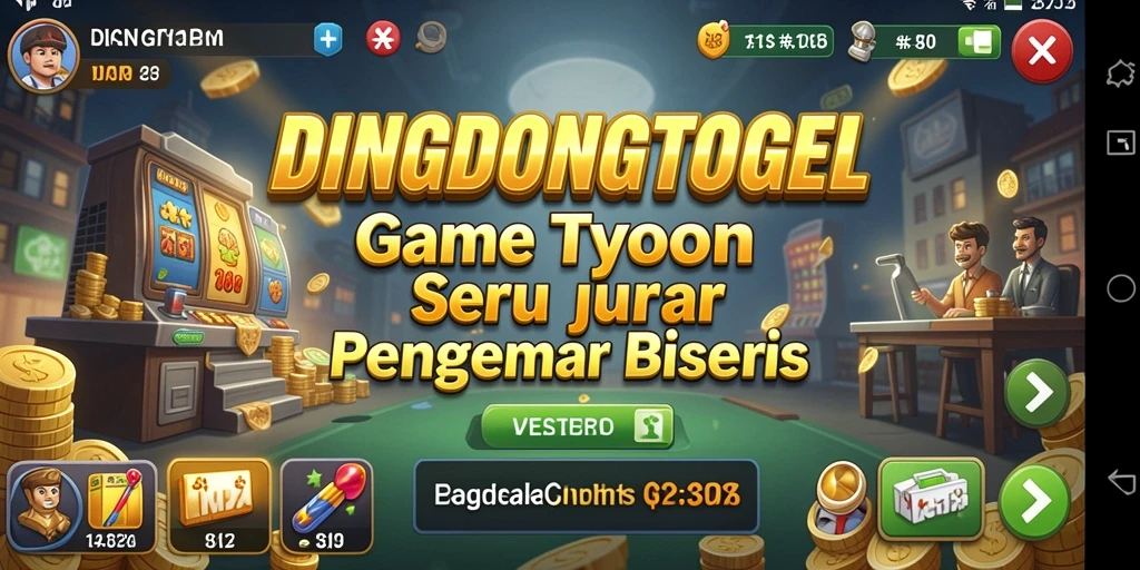 Screenshot DINGDONGTOGEL menampilkan gameplay Tycoon yang menarik.