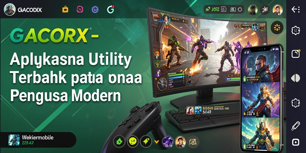 Tampilan antarmuka pengguna GACORX yang bersih dan fungsional.