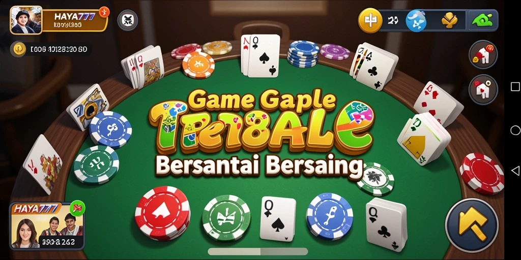 Tampilan gameplay seru dalam HAYA777 dengan teman-teman.