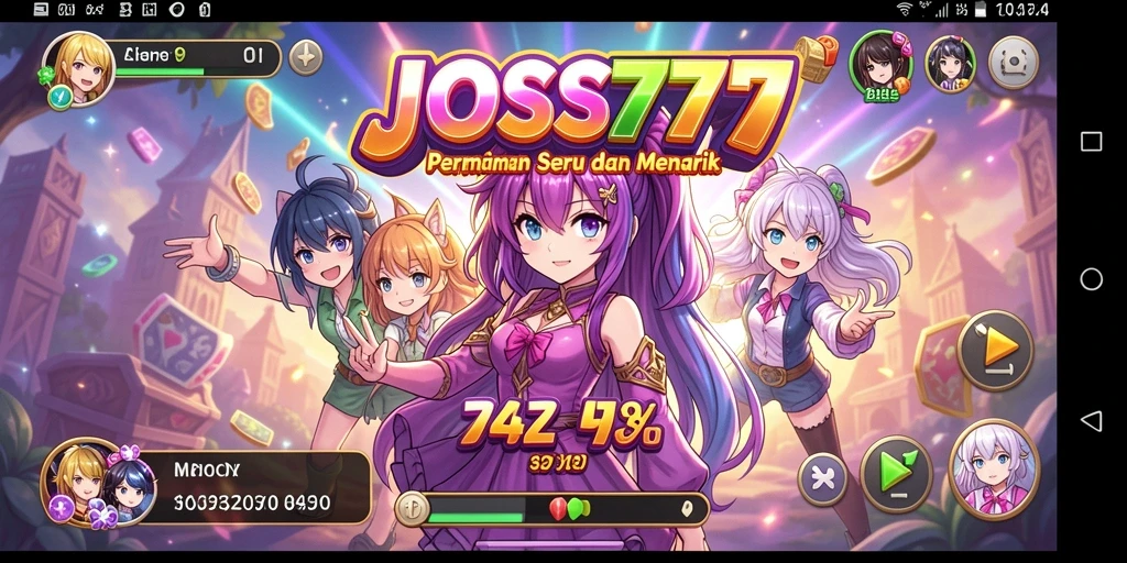 Tampilan menarik dari karakter dan gameplay menyenangkan JOSS777.