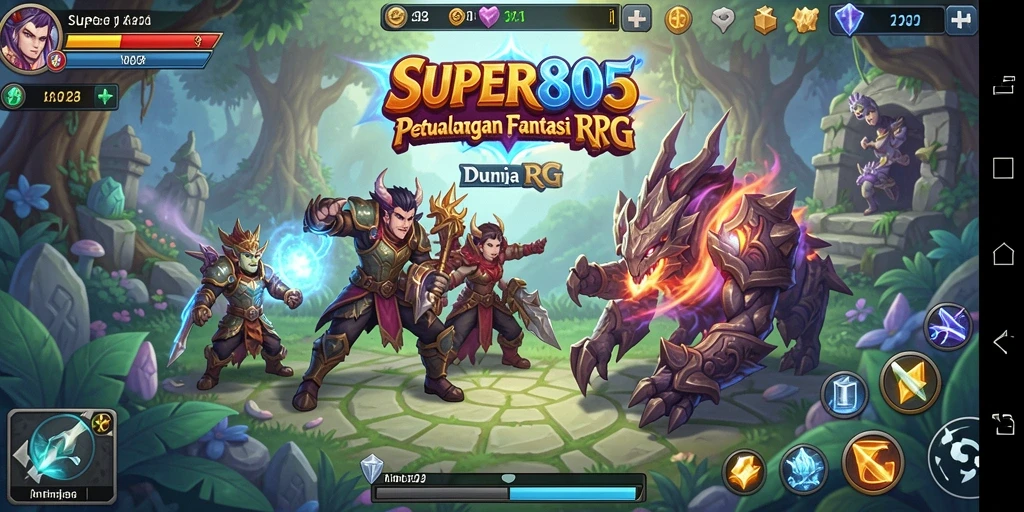 Tampilan menawan dari pertarungan dalam SUPER805 yang penuh strategi.